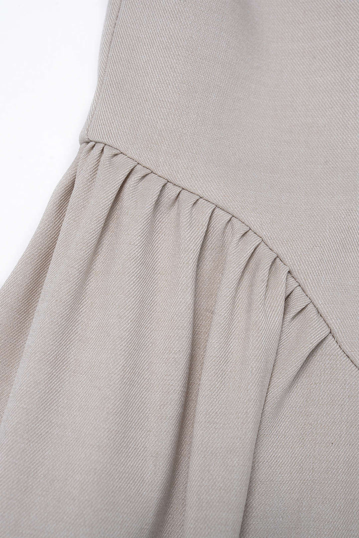 V-Neck Long Sleeve Maxi Dress