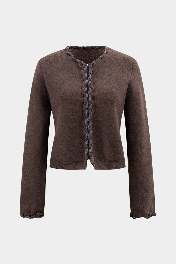 Knit Twist Knot Long-Sleeve Top