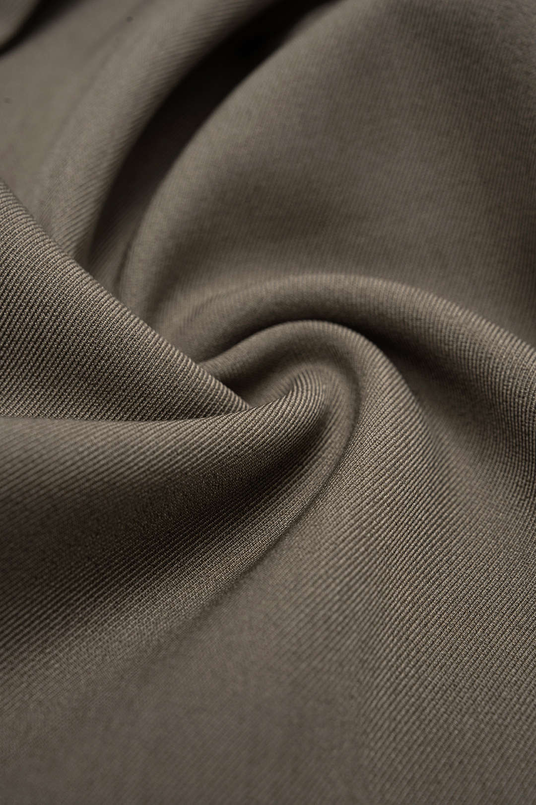 Ruched Notched Lapel Asymmetrical Long Sleeve Maxi Dress