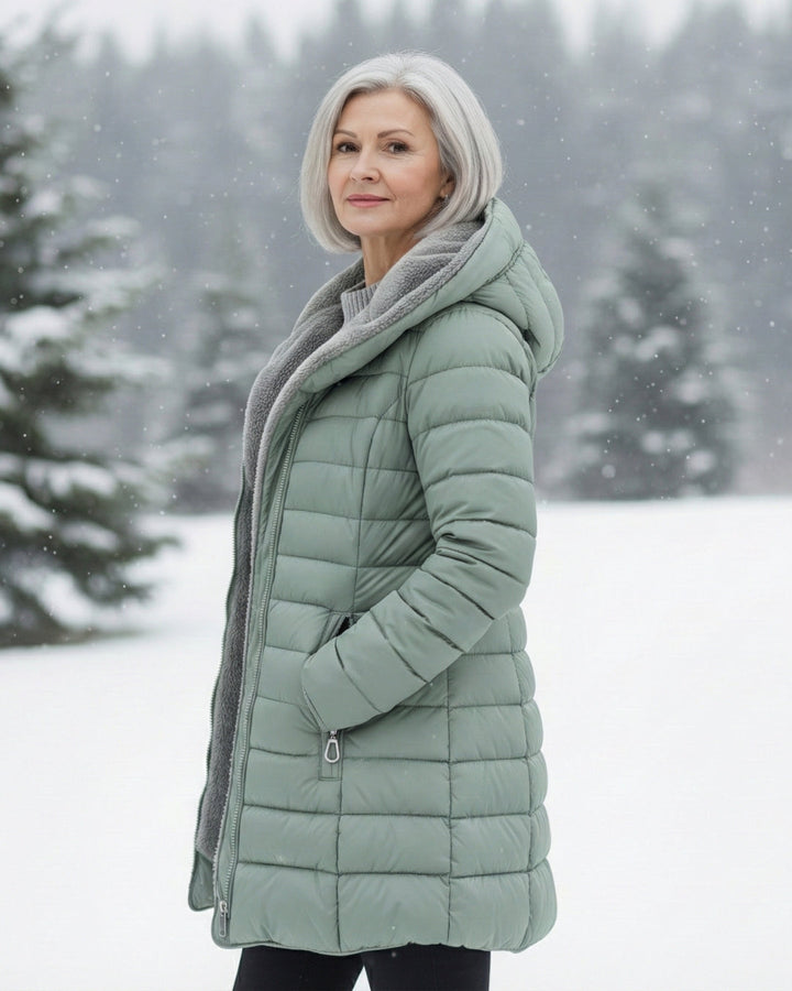 Grazia™ | Hooded fleece-lined puffer coat