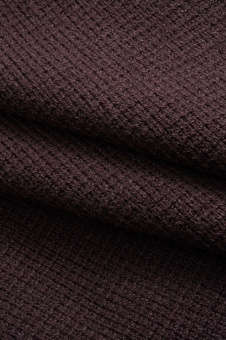 Knit Double Breasted Cardigan