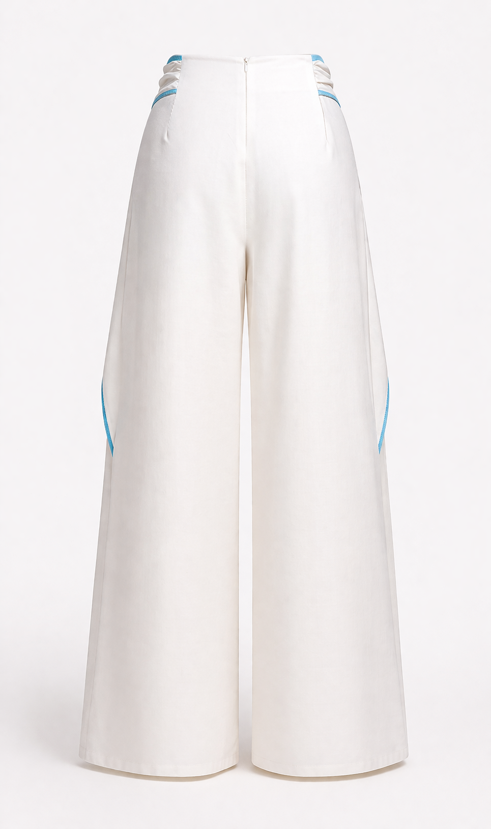Elegant Knot Wrap Wide-Leg Pants