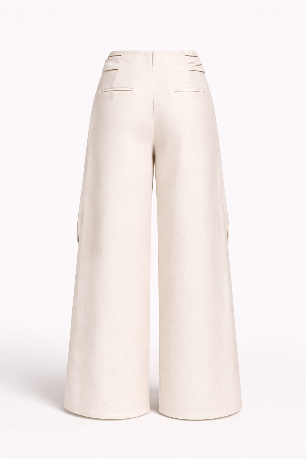 Elegant Knot Wrap Wide-Leg Pants