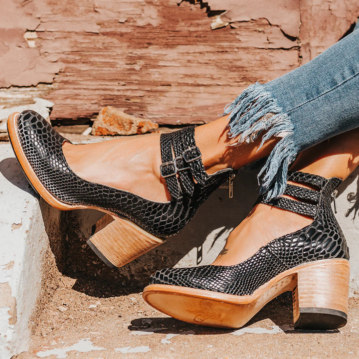Milena™ | Elegant and Comfortable Leather Ankle Boots