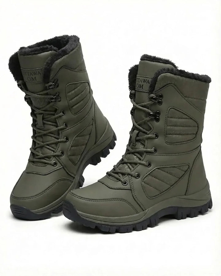 Corisande™ | Plush-lined lug-sole lace-up snow boots