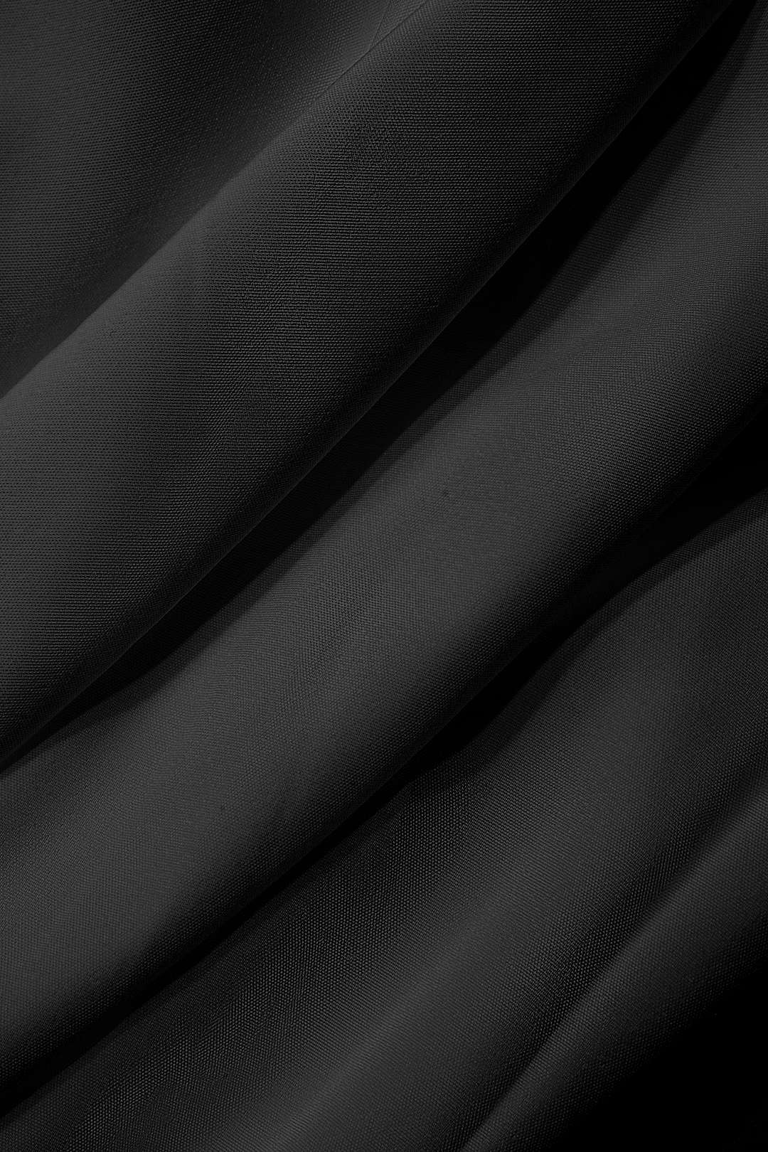 Mock Neck Cut Out Ruched Maxi Dress