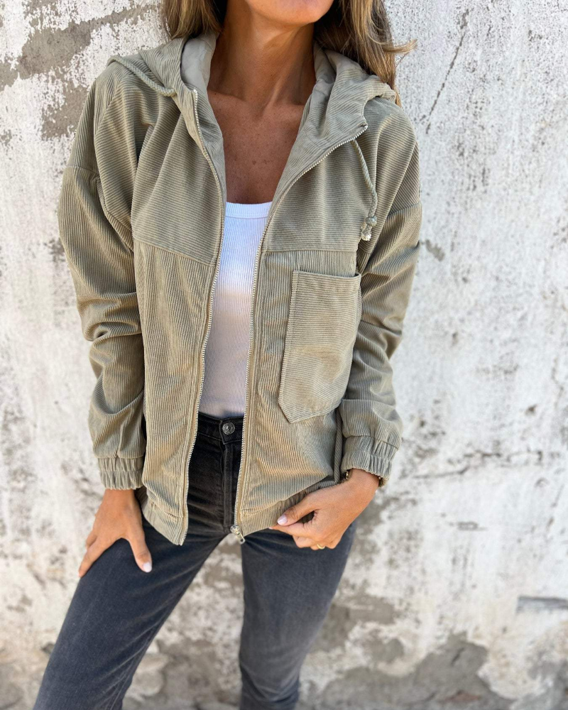 Ella™ | Elegant Corduroy Jacket