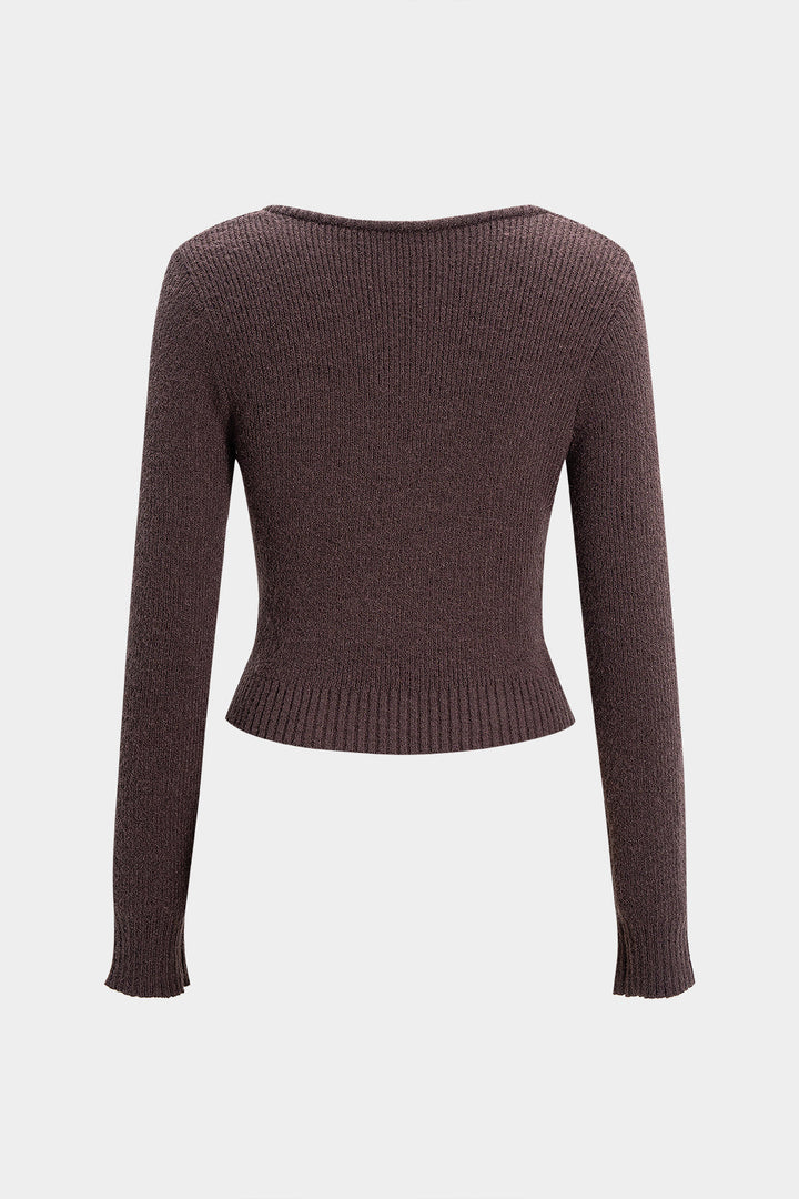 Knit Long-Sleeve Top