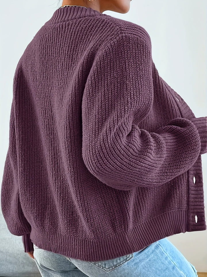 Annabelle™ | Soft Emerald Cardigan, Casual Elegance
