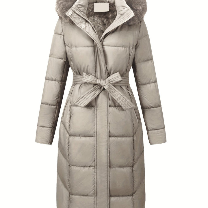Mara™ | Elegant Mid-Length Coat with Hood