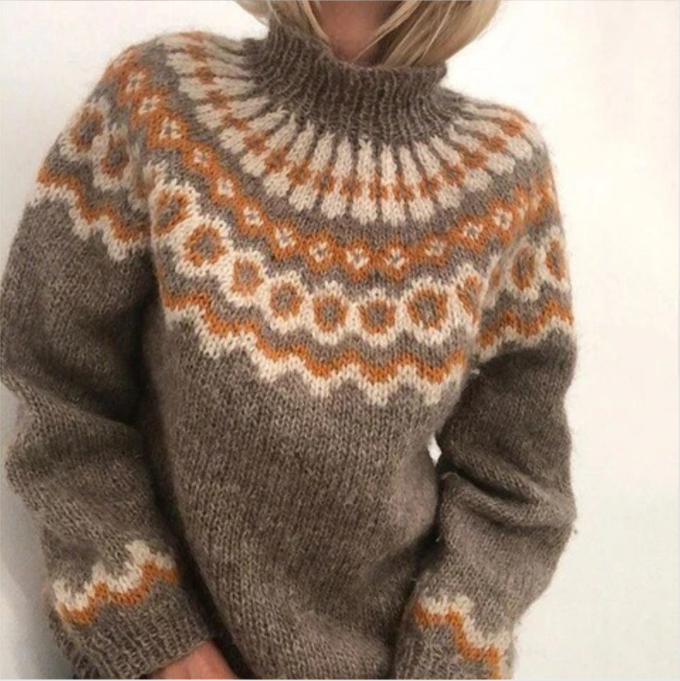 Lydia™ | Elegant Retro Turtleneck Sweater