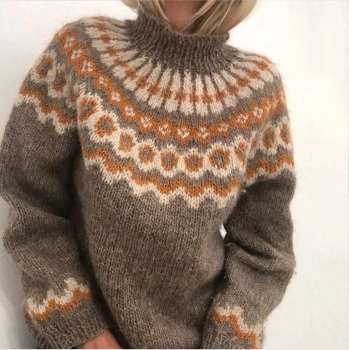 Lydia™ | Elegant Retro Turtleneck Sweater