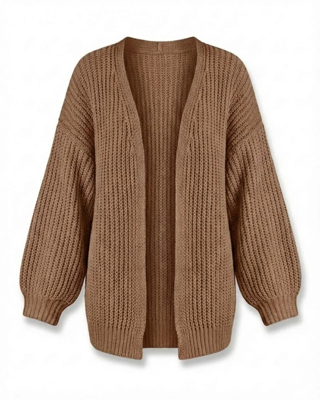 Katya™ | Chunky Knit Oversized Open Cardigan