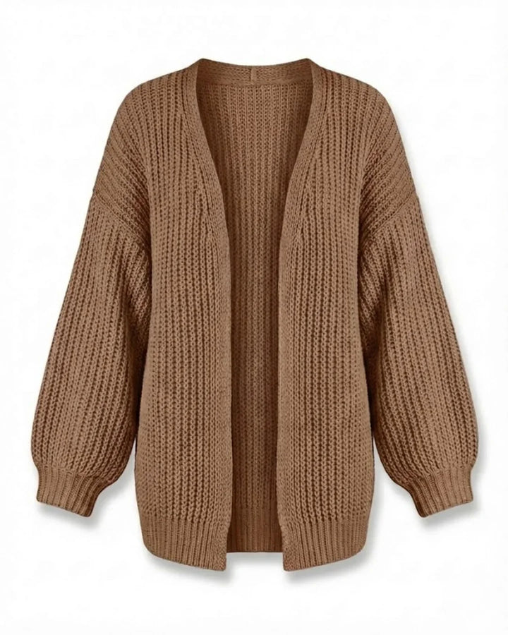 Katya™ | Chunky Knit Oversized Open Cardigan
