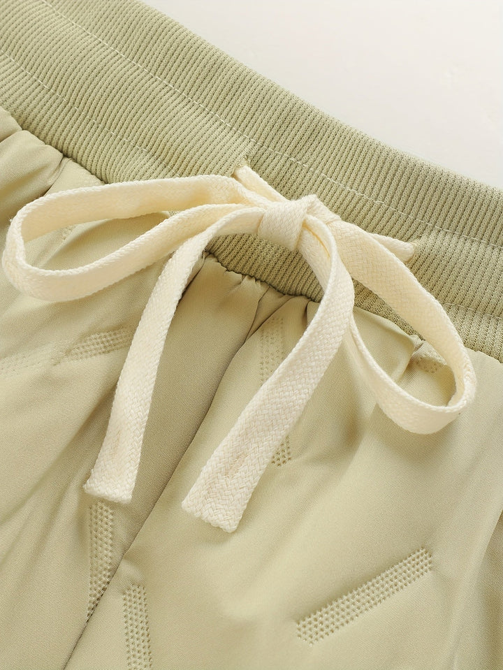 Danica™ | Quilted Elastic-Waist Winter Jogger Pants