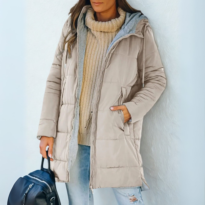 YILA™ - Casual Hooded Puffer Jacket