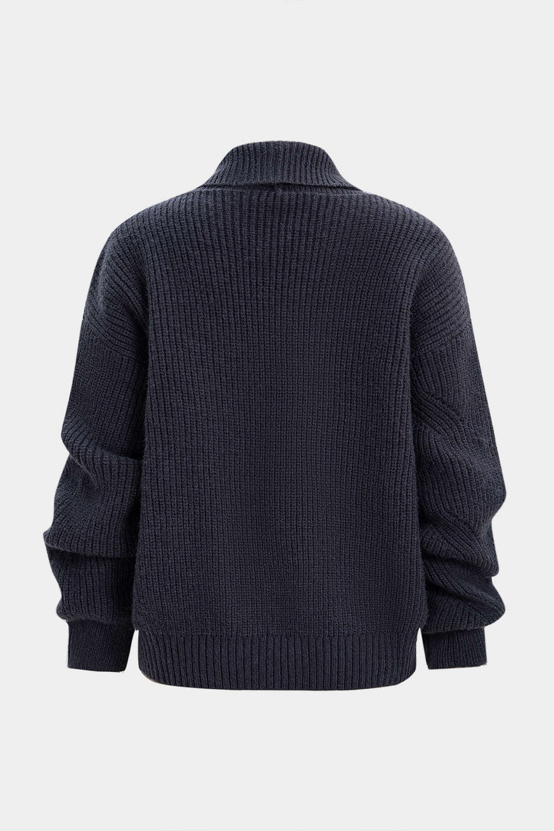 Knit Double-Breasted Cardigan