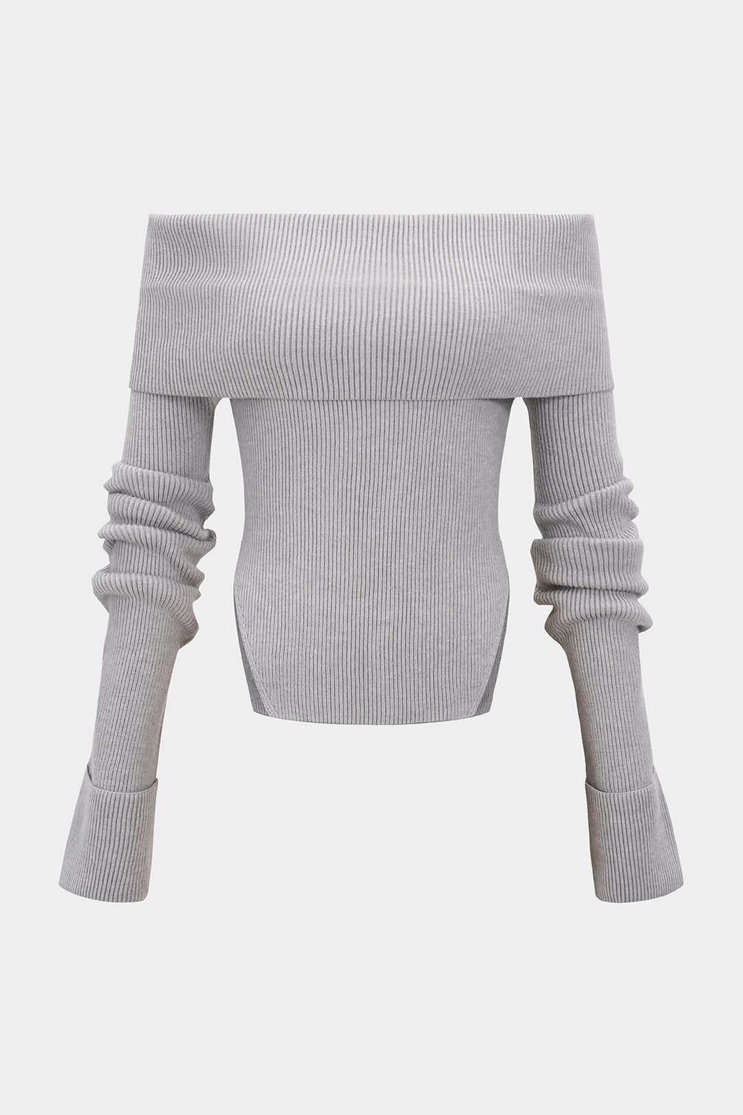 Knit Off Shoulder Long-Sleeve Top