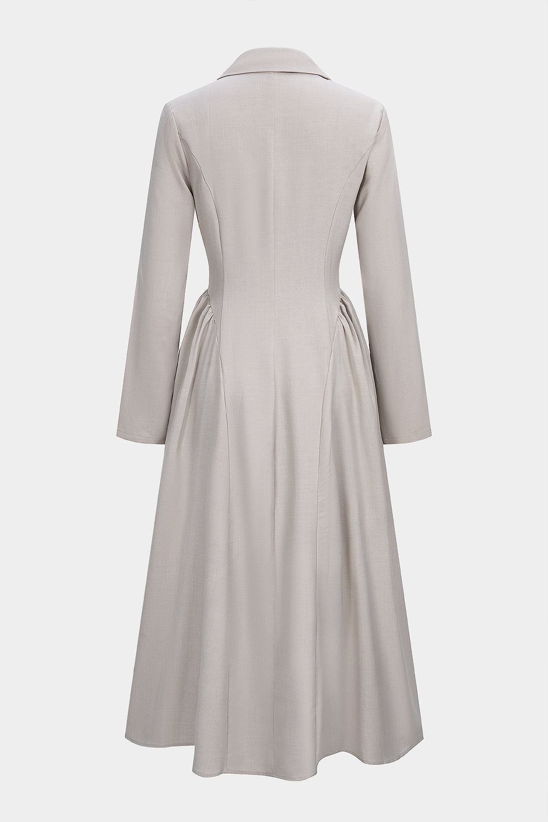 V-Neck Long Sleeve Maxi Dress