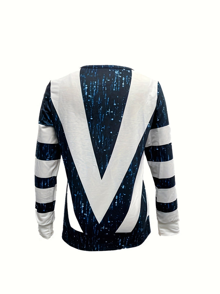 Willow™ | Colorblock Ring-Zip V-Neck Sweatshirt