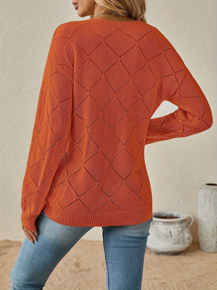 Christina™ | Casual V-Neck Sweater
