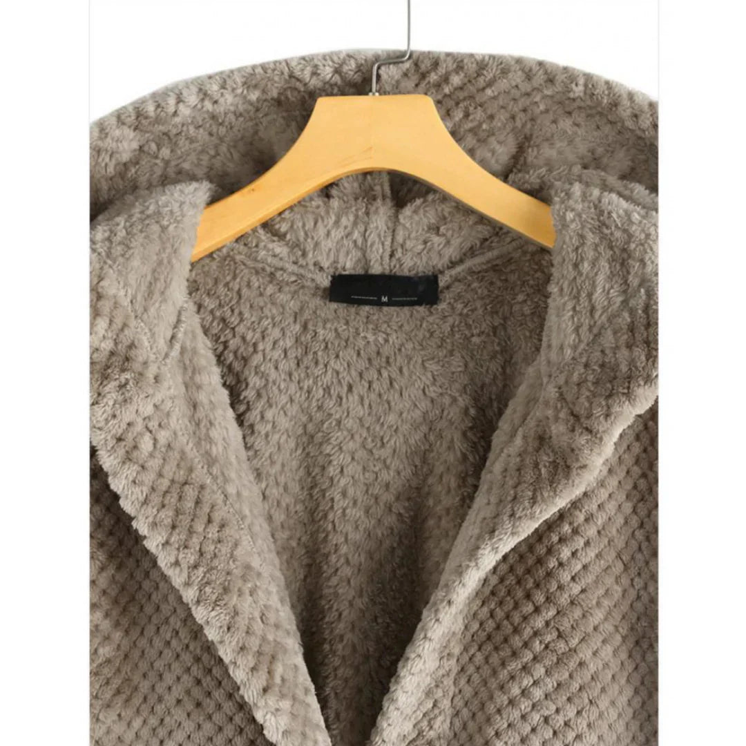 Dana™ | Cozy Relaxed-Fit Ribbed Hooded Coat