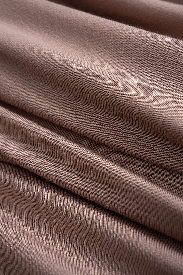 V-Neck Batwing Sleeve Ruched Maxi Dress