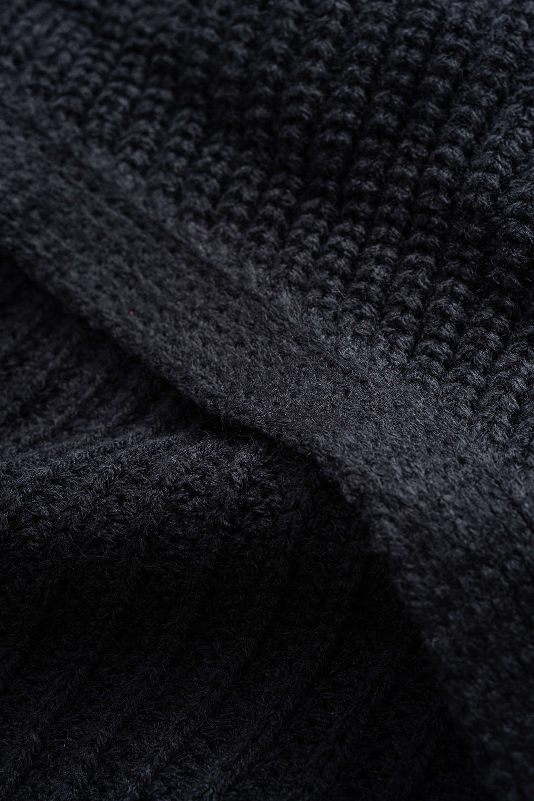 Solid Draped Sweater Cardigan