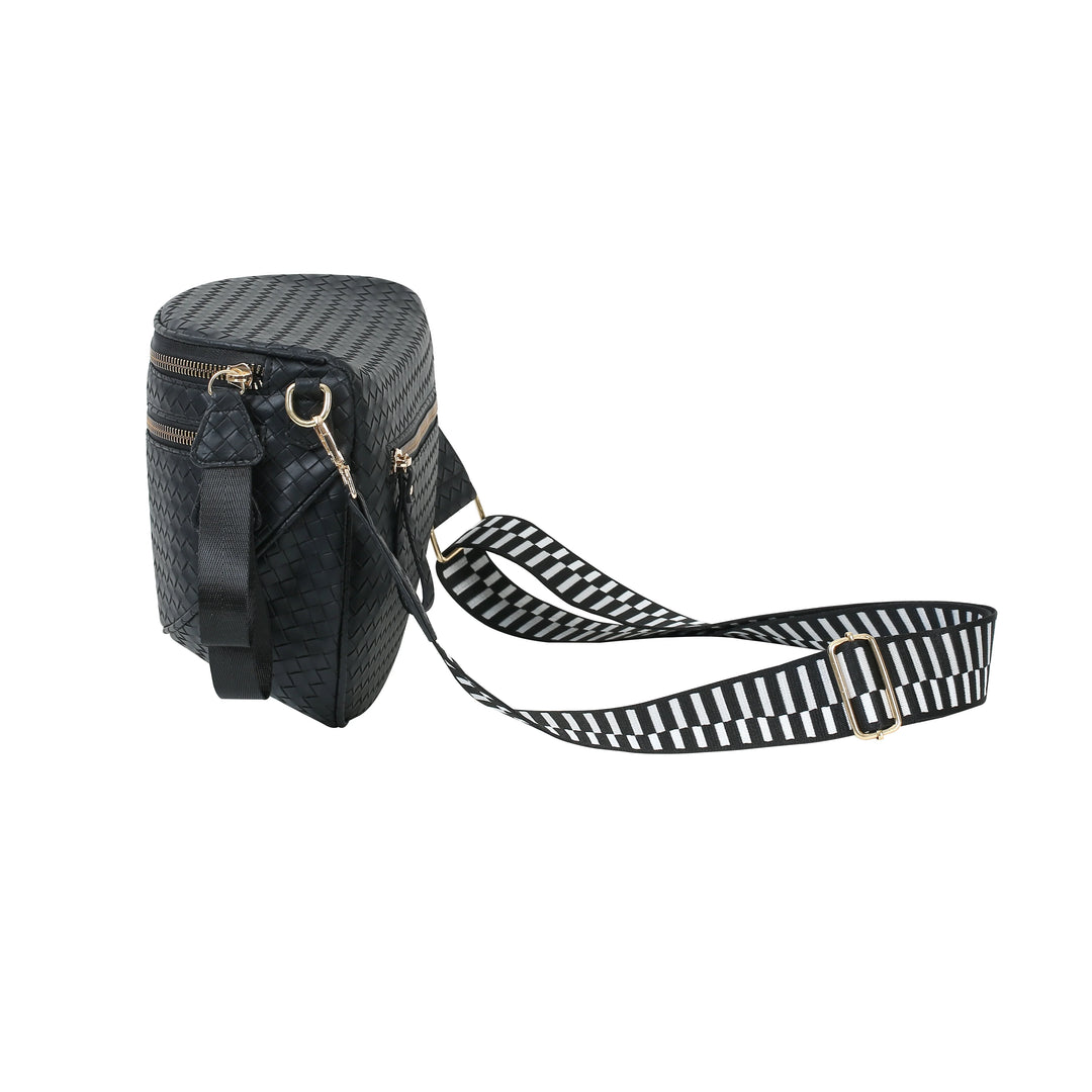 GoFree - Woven Leather Bum Bag