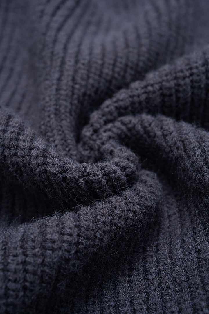 Knit Double-Breasted Cardigan