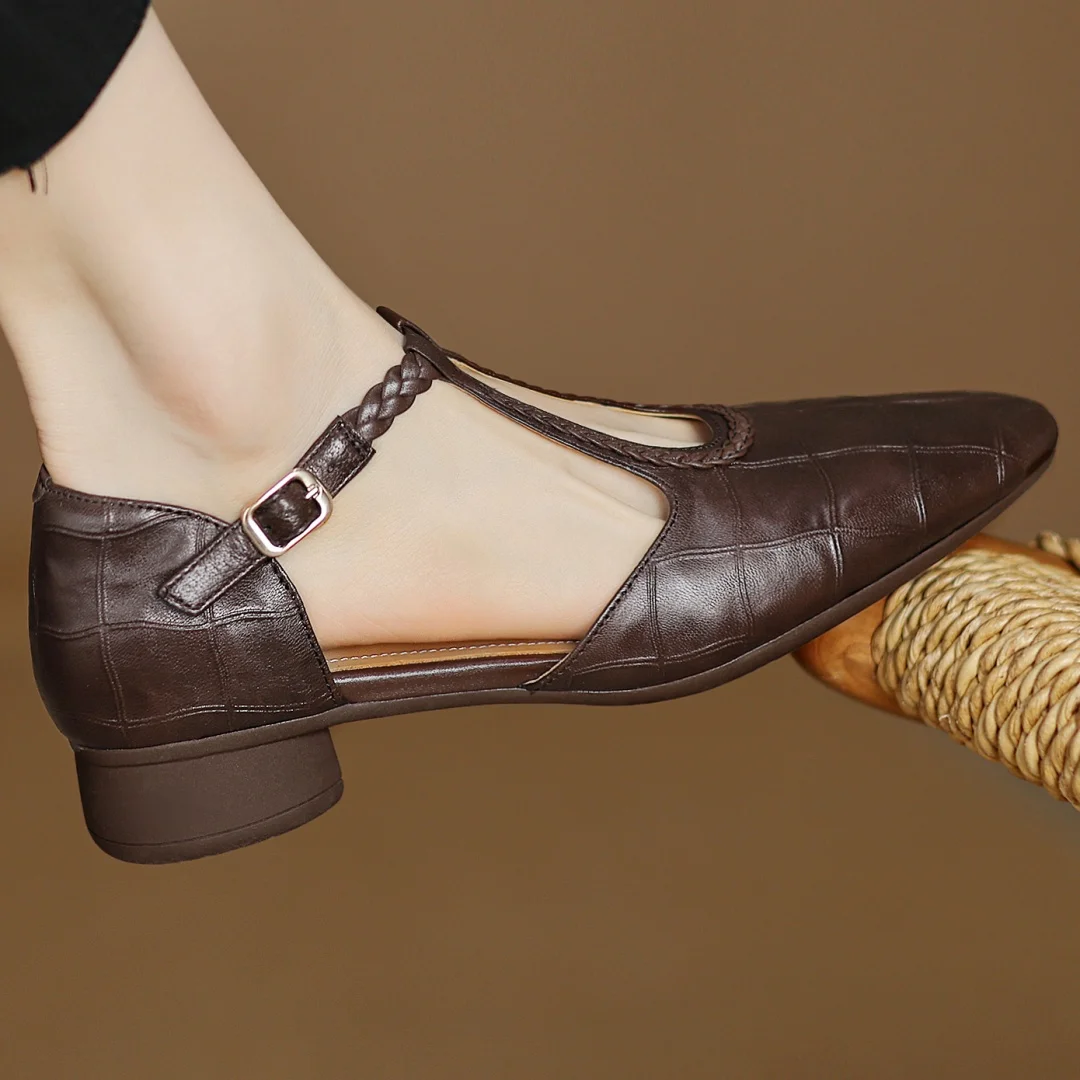 Veronica™ | Elegant Leather Sandals