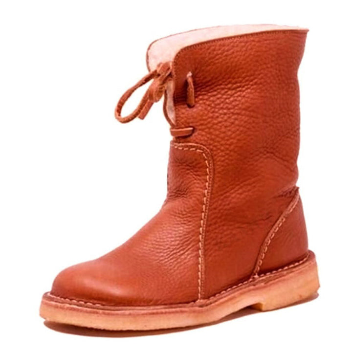 Clara™ | Waterproof Leather Orthopedic Snow Boots