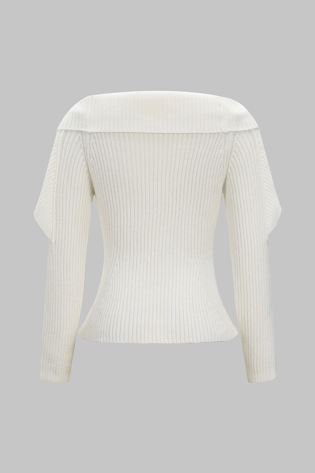 Knit Ribbed Long-Sleeve Top