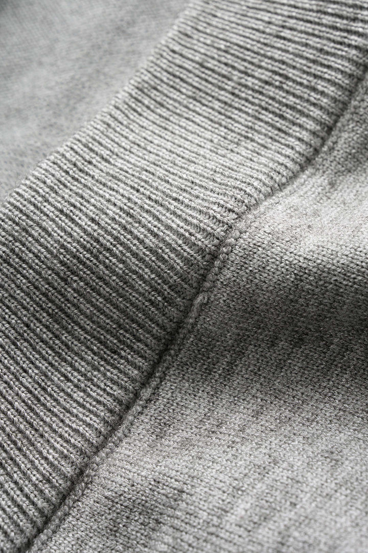 Knit Mock Neck Batwing Long-Sleeve Top