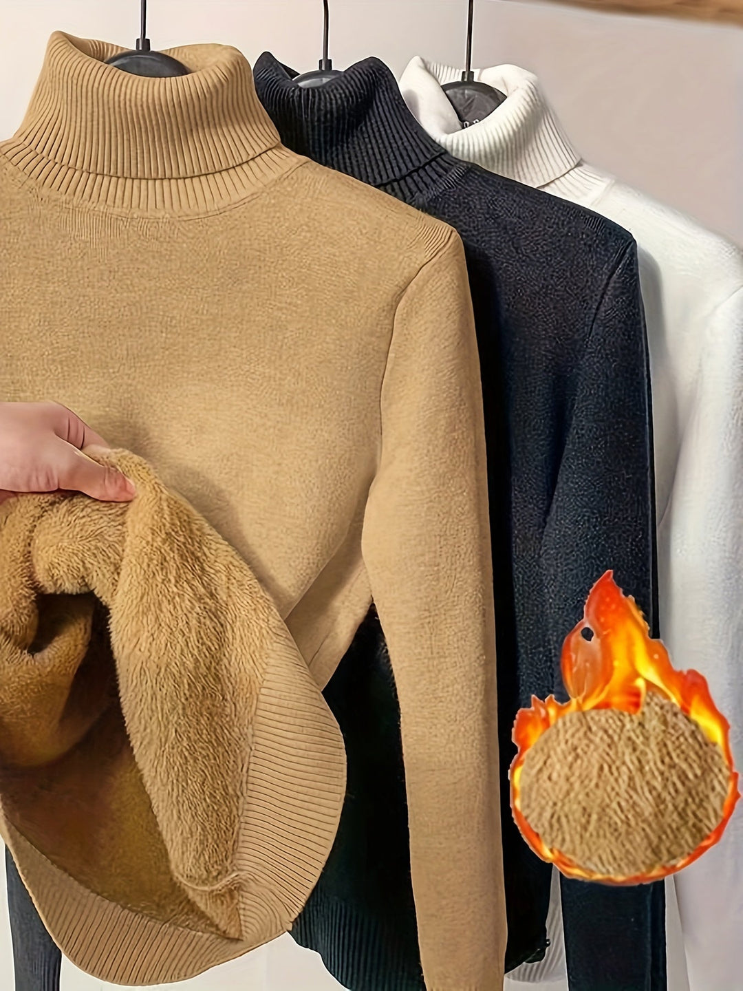 Kaya™ | 3pcs Casual Pullover with Turtleneck for Autumn and Winter
