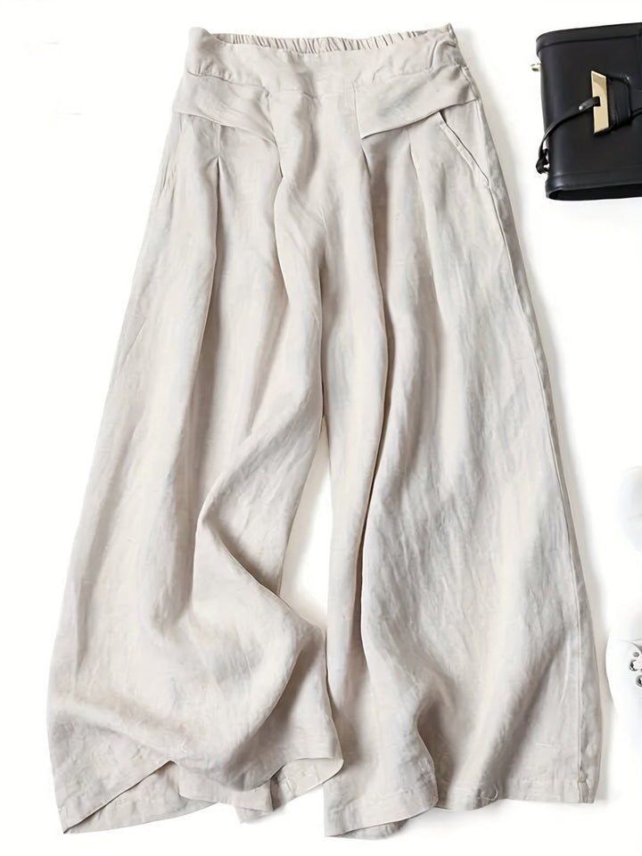 Jani™ | Retro Flared Linen Pants