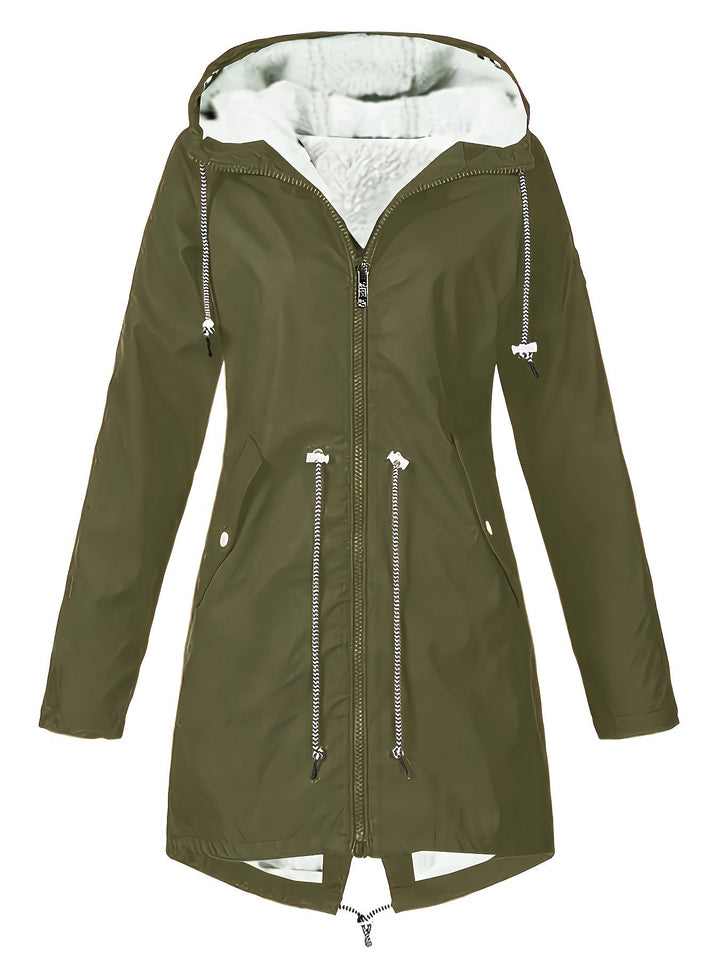 Teresa™ | Warm Fleece-Lined Waterproof Hooded Parka Coat