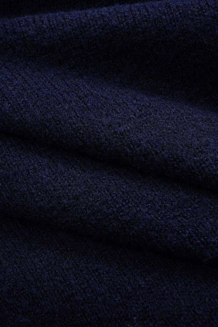Knit Denim Patchwork Cardigan