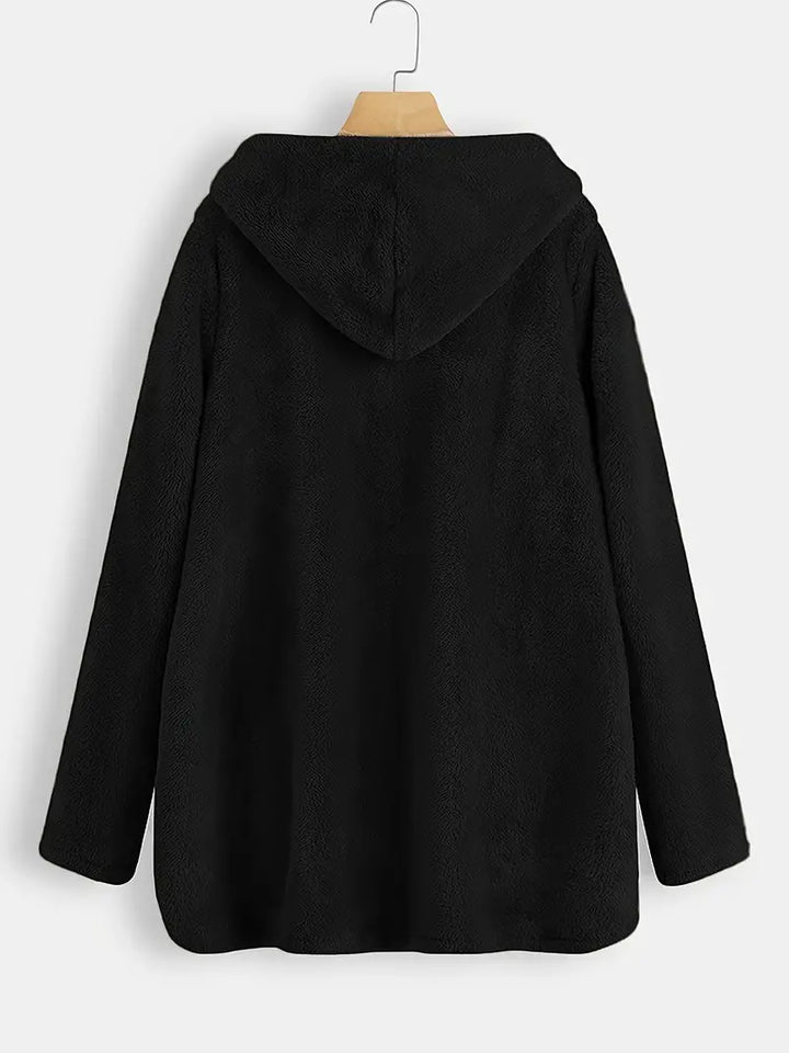 Amona™ | Hooded Plush Coat