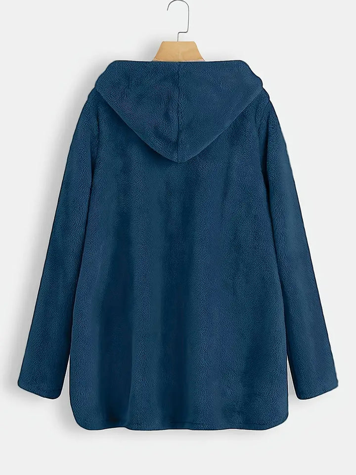 Amona™ | Hooded Plush Coat