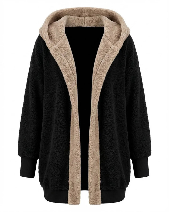 Janna™ | Hooded sherpa-lined cardigan