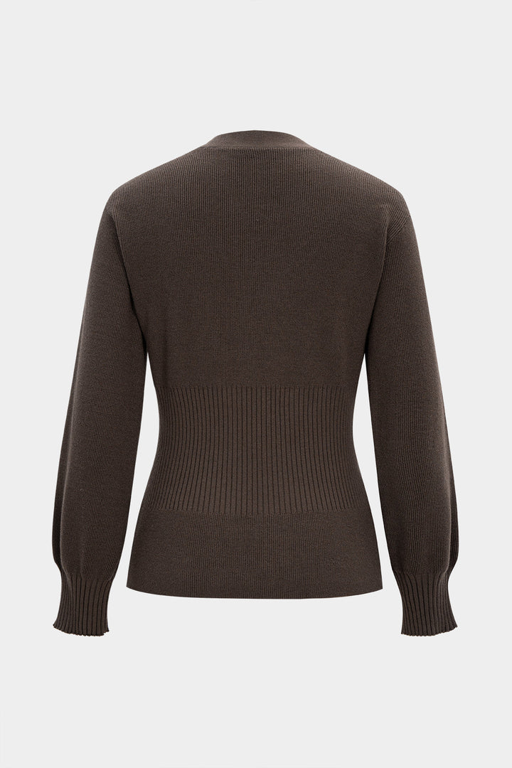 Knit Button Sweater Cardigan