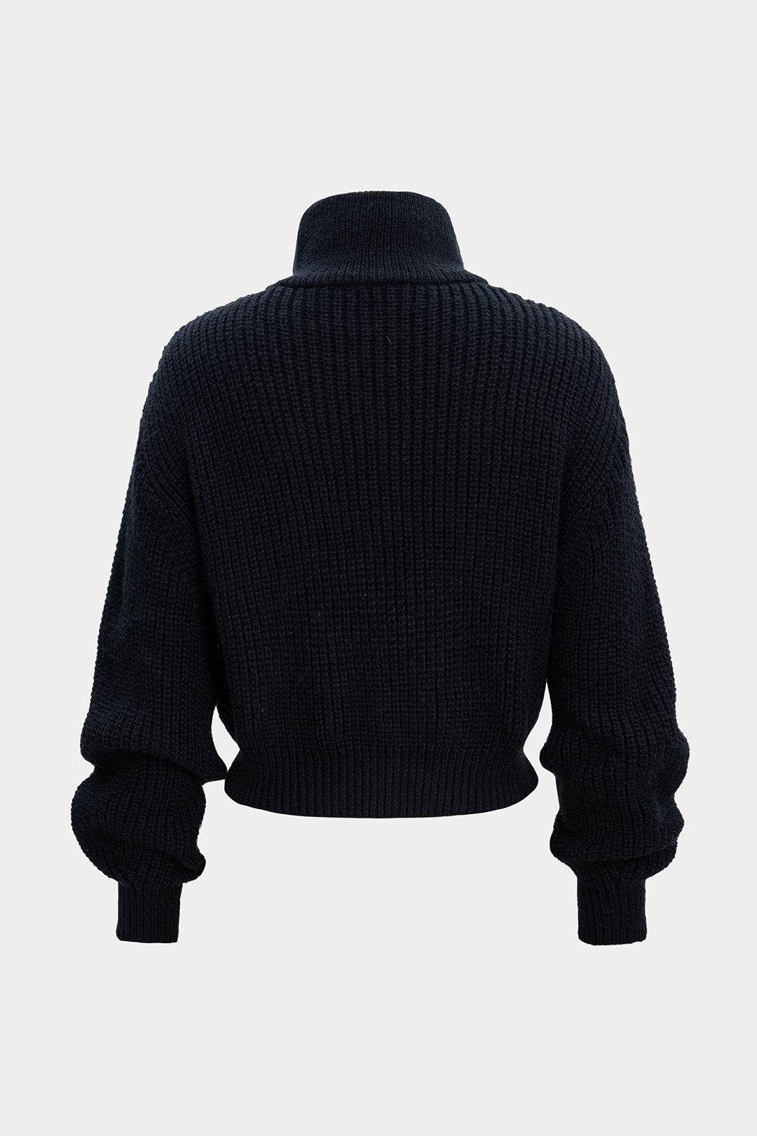 Knit Zipper Cardigan