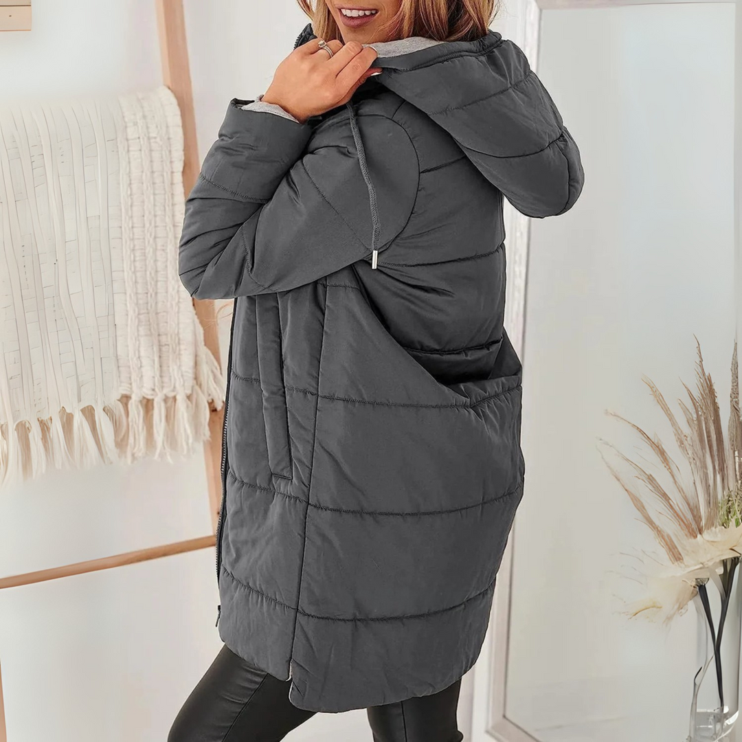 YILA™ - Casual Hooded Puffer Jacket