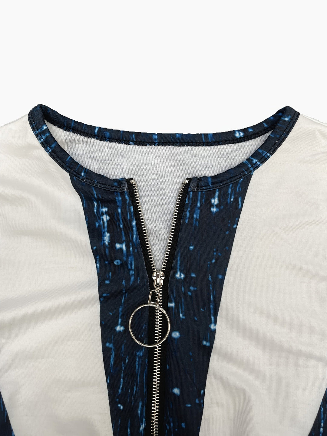 Willow™ | Colorblock Ring-Zip V-Neck Sweatshirt