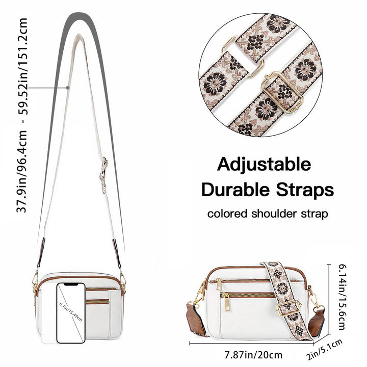 Emmie – Refined Leather Shoulder Bag with Compartments
