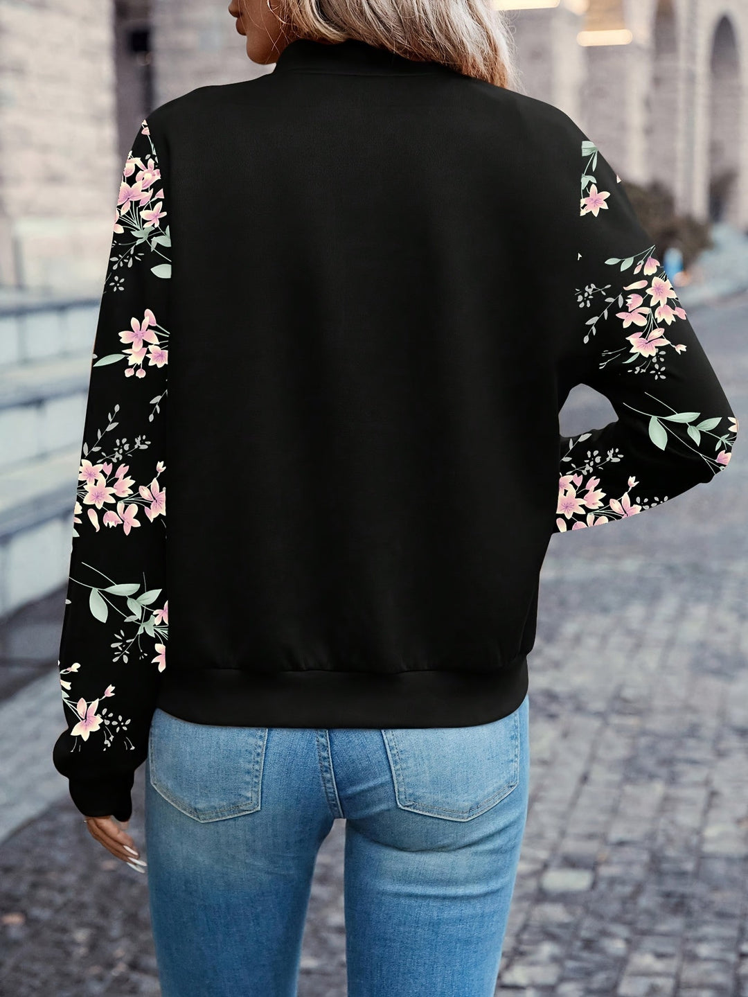 Odette™ | Elegant Floral Print Jacket