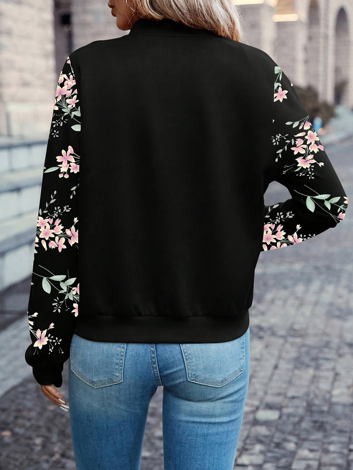 Odette™ | Elegant Floral Print Jacket