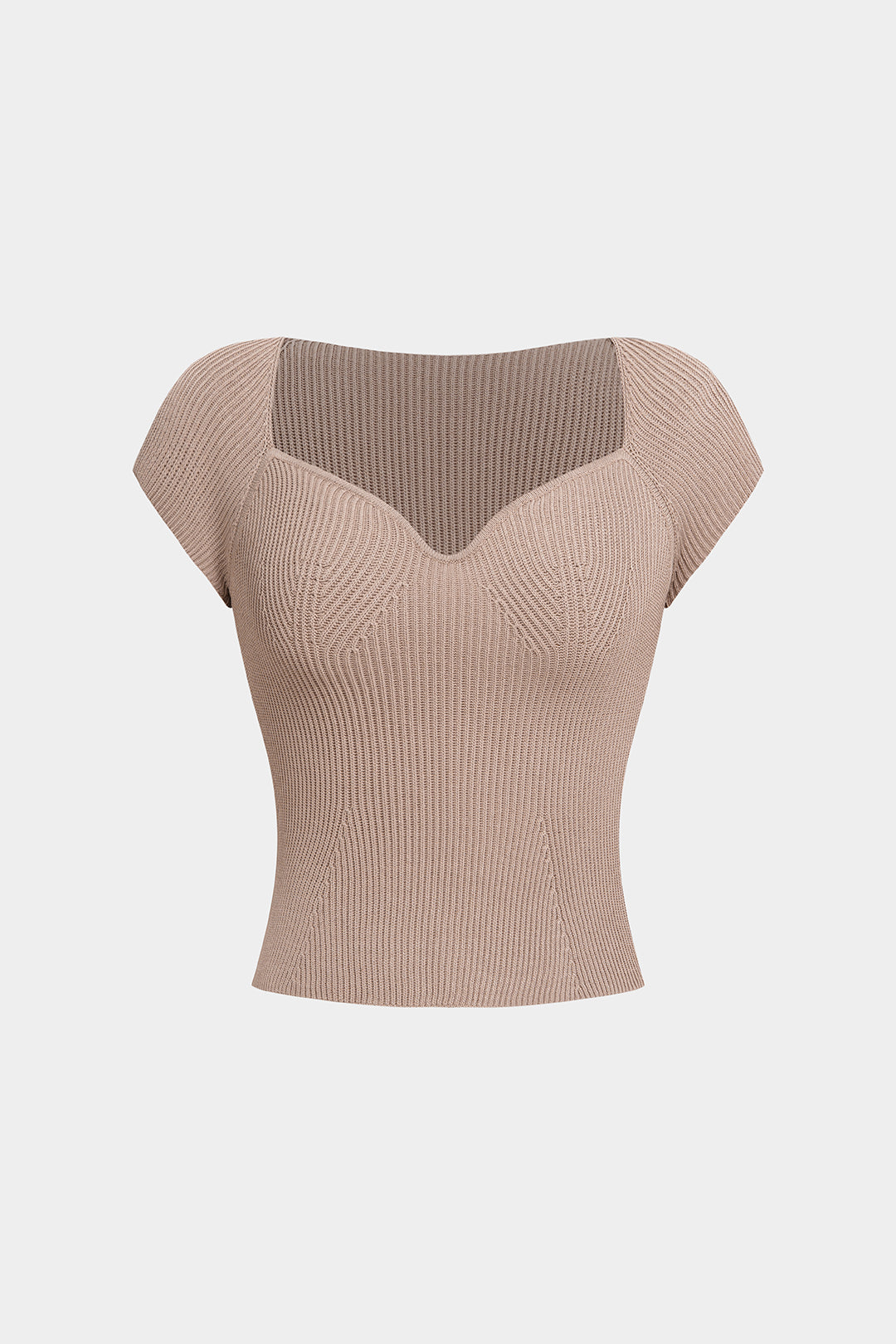 Knit Basic Short-Sleeve Top