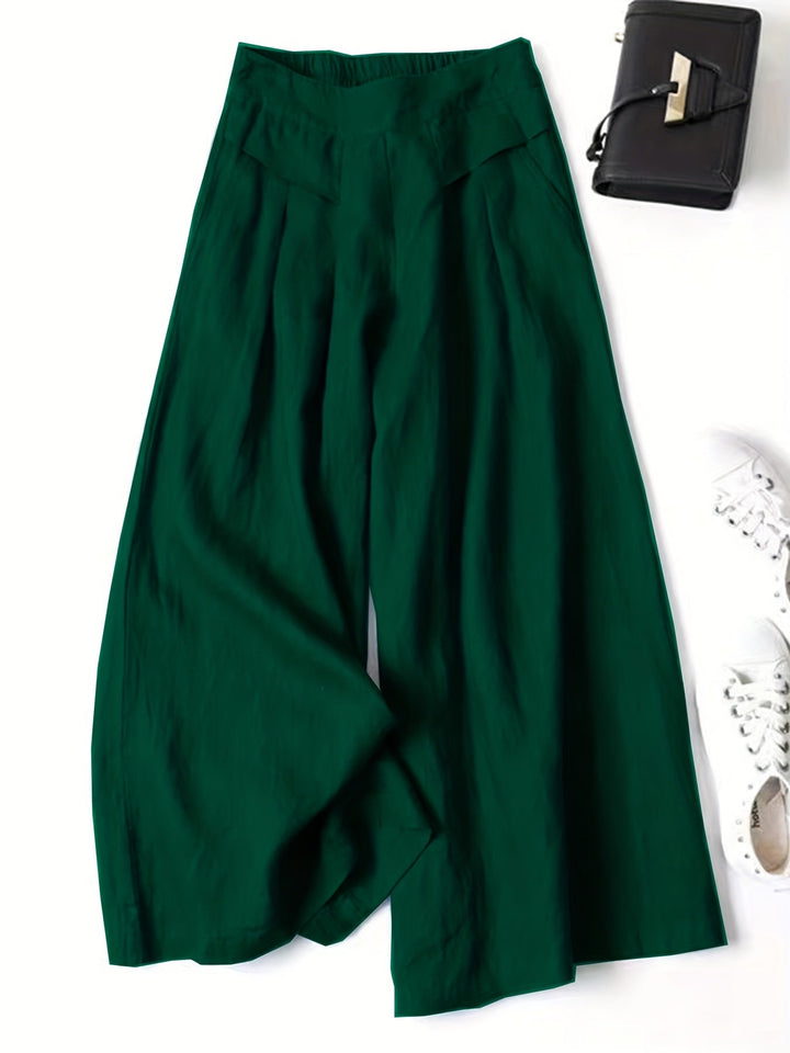 Jani™ | Retro Flared Linen Pants